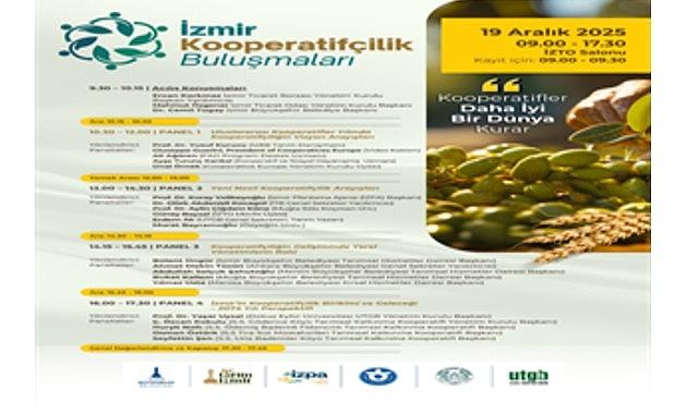 İzmir Kooperatifçilik Buluşmaları 19 Aralık’ta