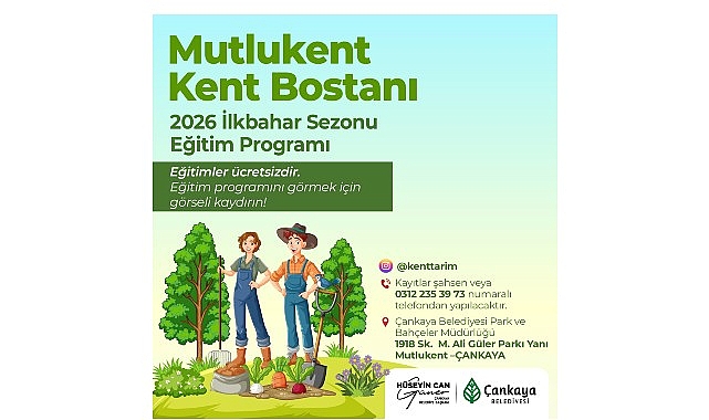 Kent Bostanlarında İlkbahar Dönemi Başlıyor