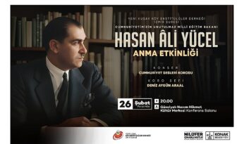 Eğitim neferi Hasan Ali Yücel Konak’ta anılacak
