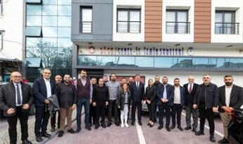 Başkan Tugay’dan Gümüştekin’e ziyaret
