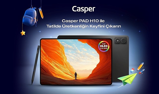 Casper PAD H10 ile ara tatil ve bayramda teknoloji keyfi