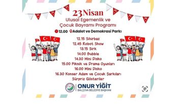 Balçova’da 23 Nisan Coşkusu: Bayram Sevinci Tüm İlçeyi Saracak