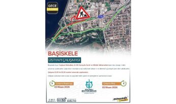 Başiskele Kavşağı’nda gece mesaisi uyarısı