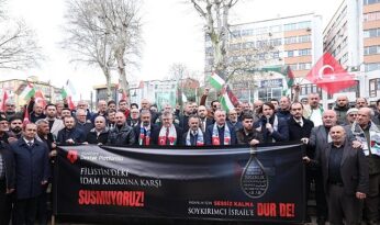 Başkan Büyükakın’dan Filistin’e destek