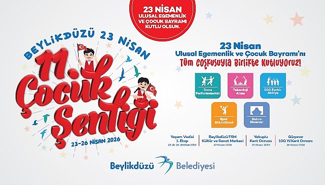 Beylikdüzü’nde 23 Nisan Şenlikle Kutlanacak