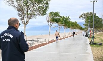 Büyükşehir zabıtasından dronla denetim